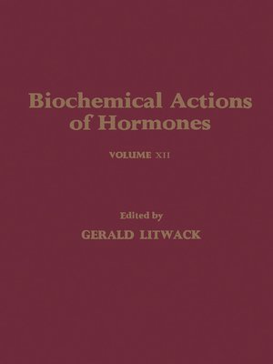 cover image of Biochemical Actions of Hormones, Volume 12